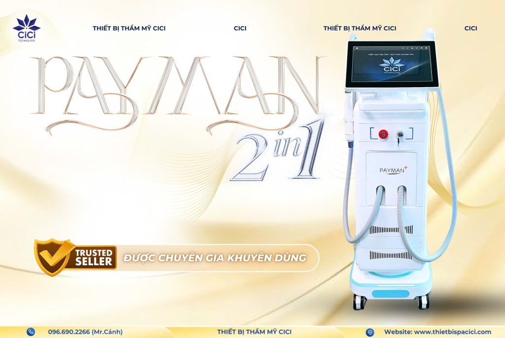 Hình ảnh Máy Triệt lông và Laser PAYMAN 2in1