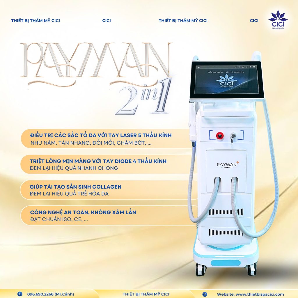 Công dụng của Máy Triệt Lông và Laser PAYMAN 2in1 